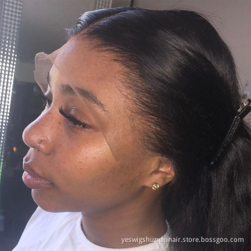 Cheap Wholesale Transparent 360 Lace Frontal Wig Raw Straight Brazilian Virgin Human Hair Hd Full Lace Front Wig For Black Women